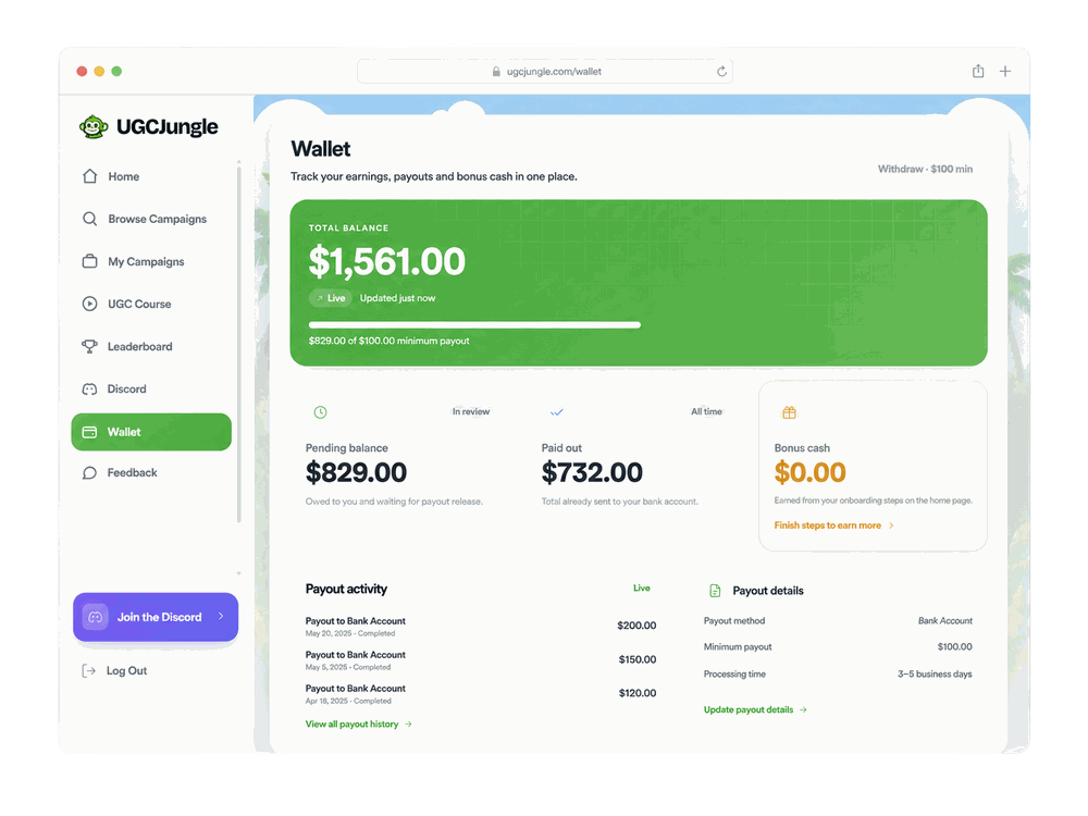 Earn Money and Withdraw