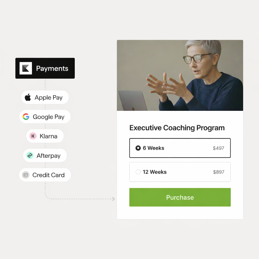 Payments and checkout workflow